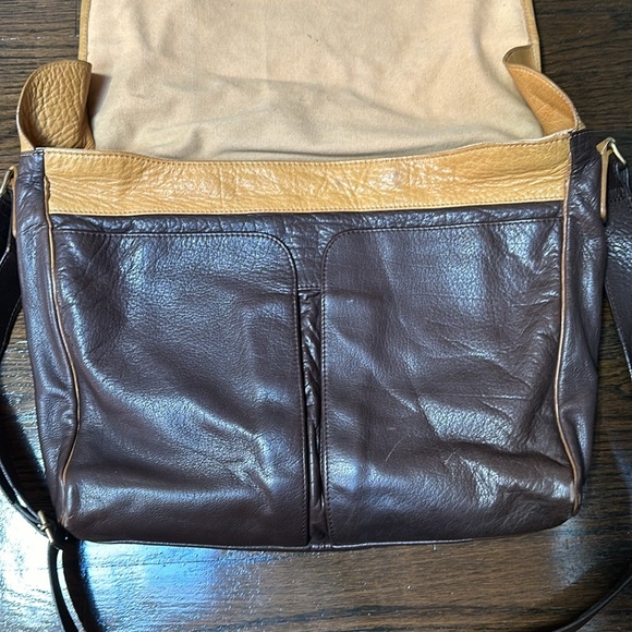 Cole Haan Leather Messenger Bag - Picture 10 of 12